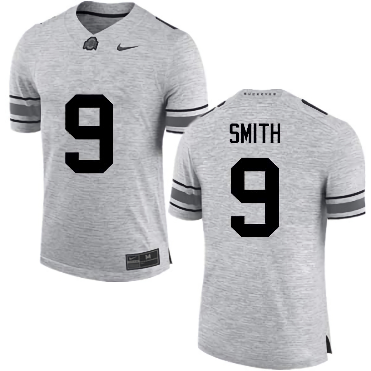 Devin Smith Ohio State Buckeyes Men's NCAA #9 Nike Gray College Stitched Football Jersey UAD1656HM